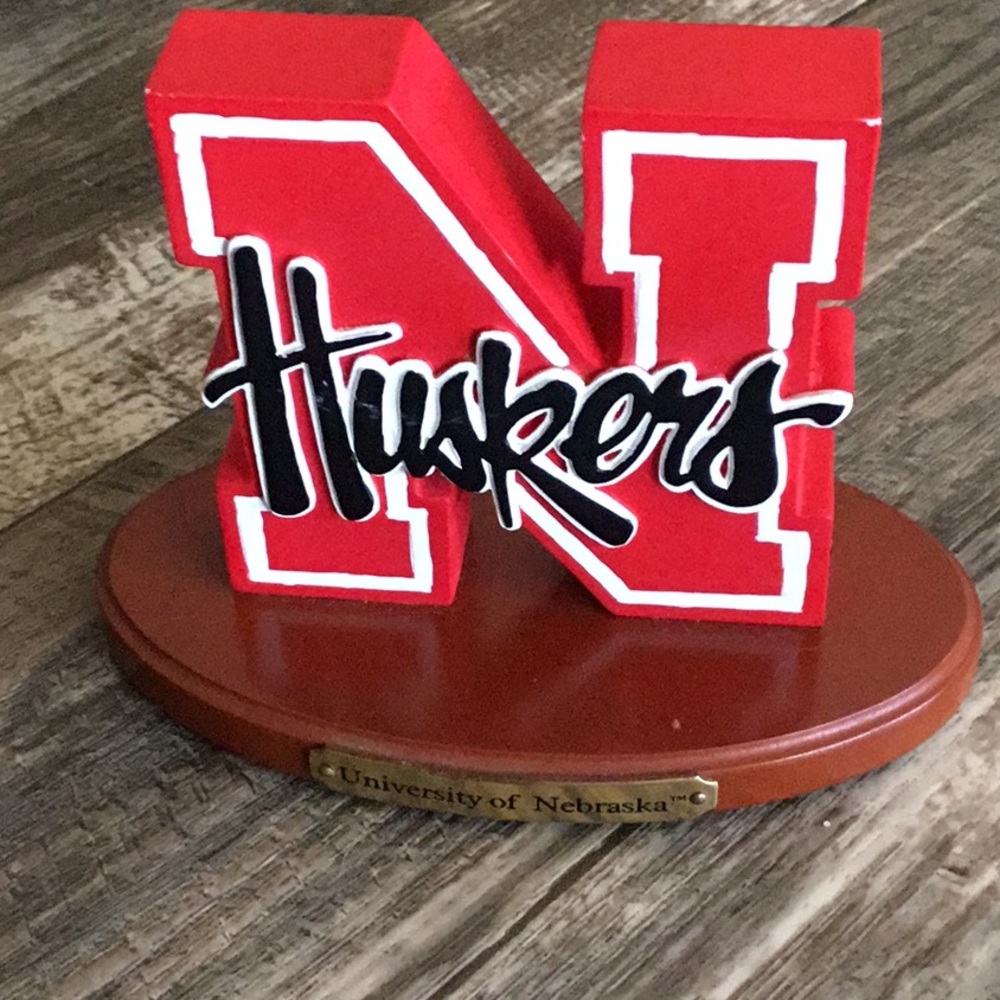 University of Nebraska Huskers Decorative Block N